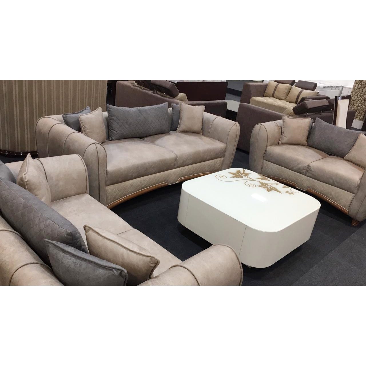 Amaltas Ebony Sofa Set