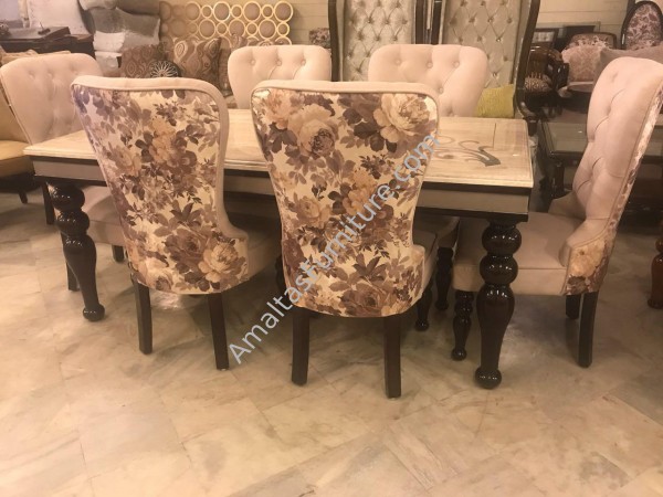 Amaltas Stone Top Dining Set
