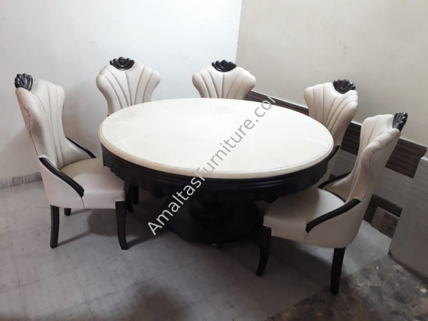 Amaltas Round Dining Set