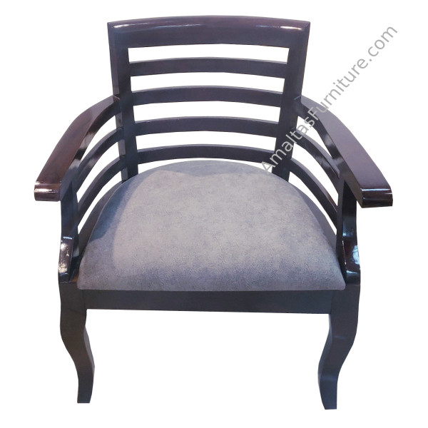 Amaltas Teak Wood Round Back Chair