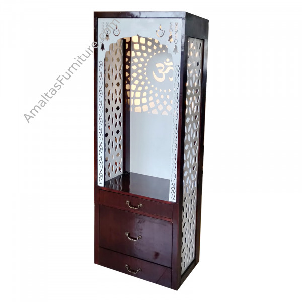 Amaltas Wooden Temple Big Size with CNC Cutting