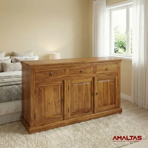 Amaltas Teak Wood Chest of Drawers – Dining Table in Dehradun
