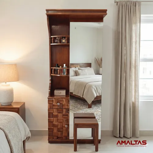 Amaltas Teak Wood Dressing Table – Wardrobe in Dehradun