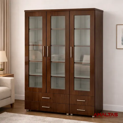 Amaltas Book Rack in Plywood and Mica – Wardrobe in Dehradun