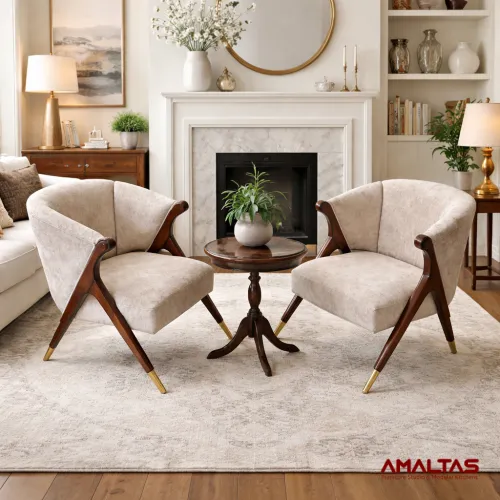 Amaltas Luxury Living Room Chair Set – Sofa in Dehradun