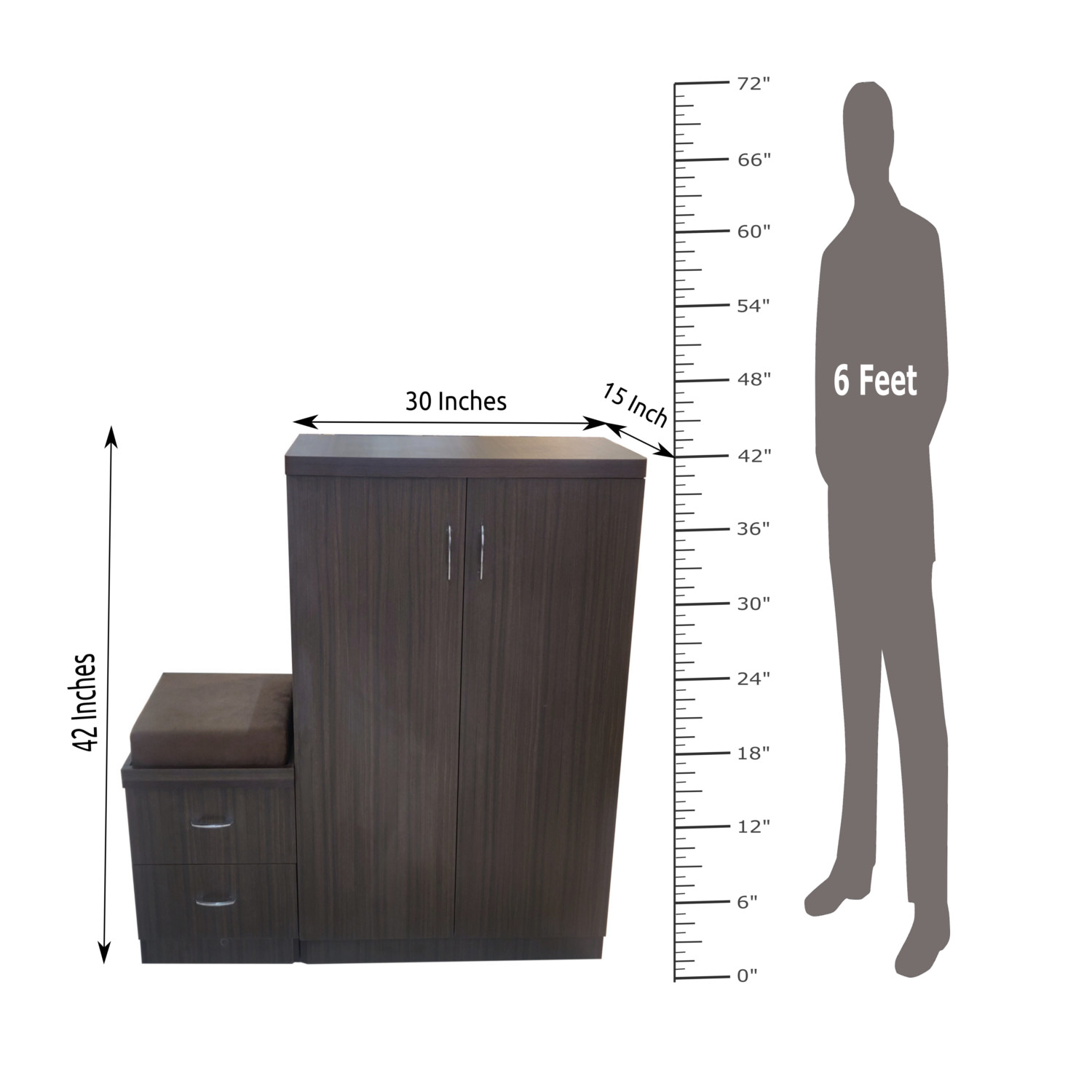 Amaltas Shoe Rack with Seat