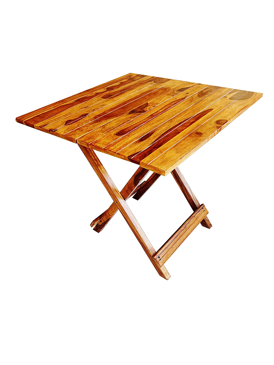 Amaltas® Wooden Foldable Table Chair Set | Garden Balcony Table Chair Set