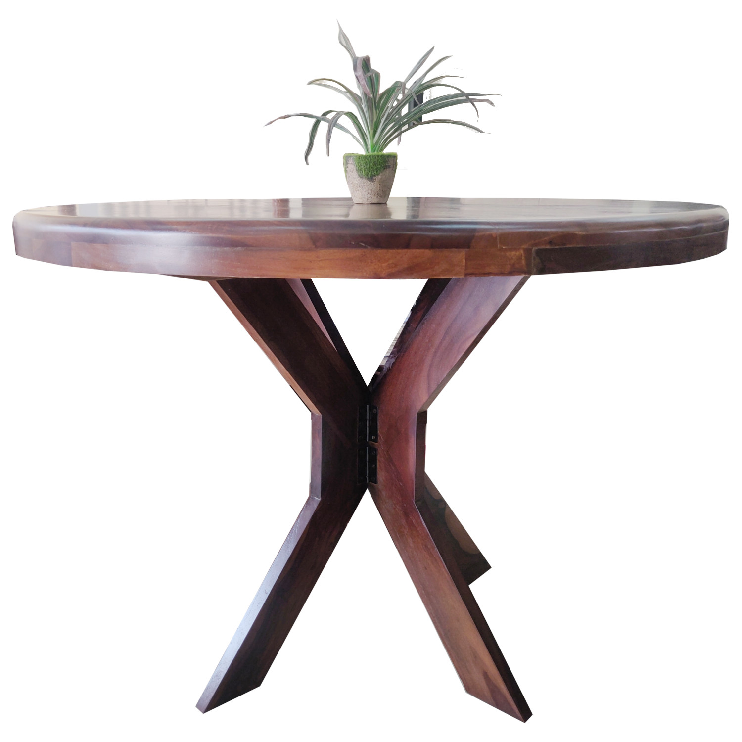 Amaltas Sheesham Wood Round Dining Set - 4 seater