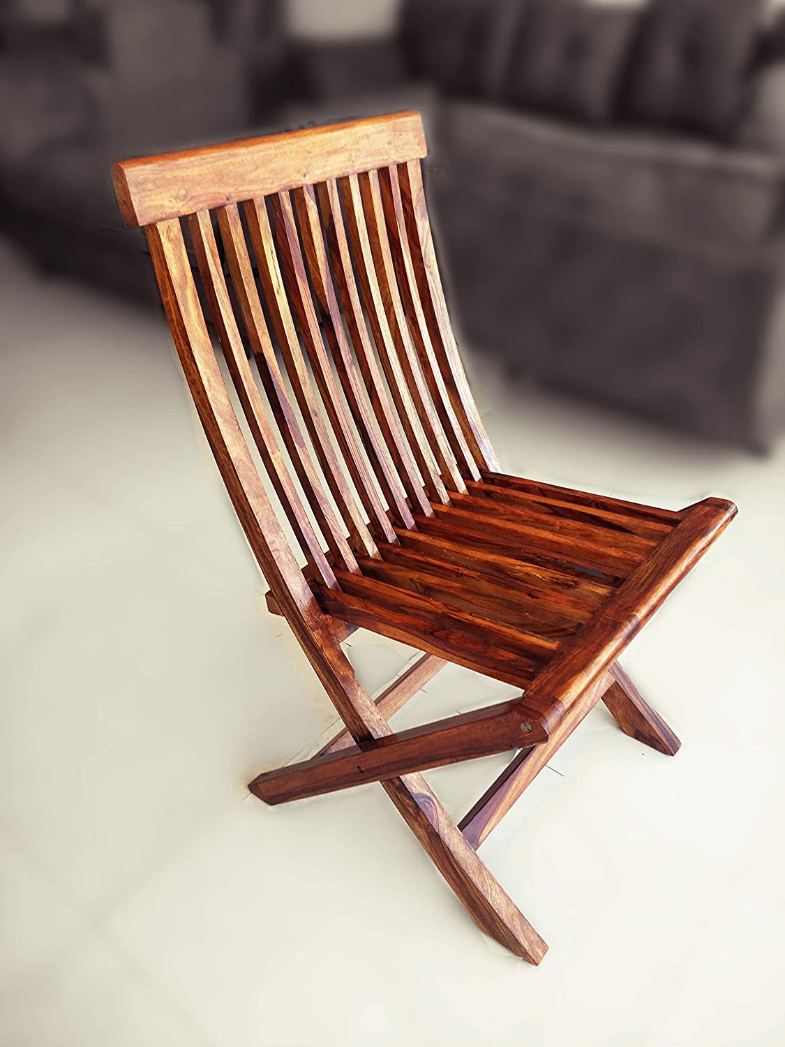Amaltas® Wooden Foldable Table Chair Set | Garden Balcony Table Chair Set