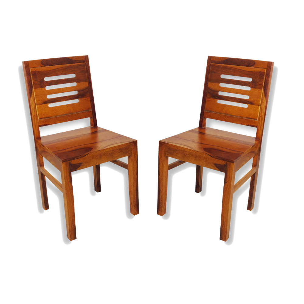 Amaltas Sheesham Wood Set of Two Chairs