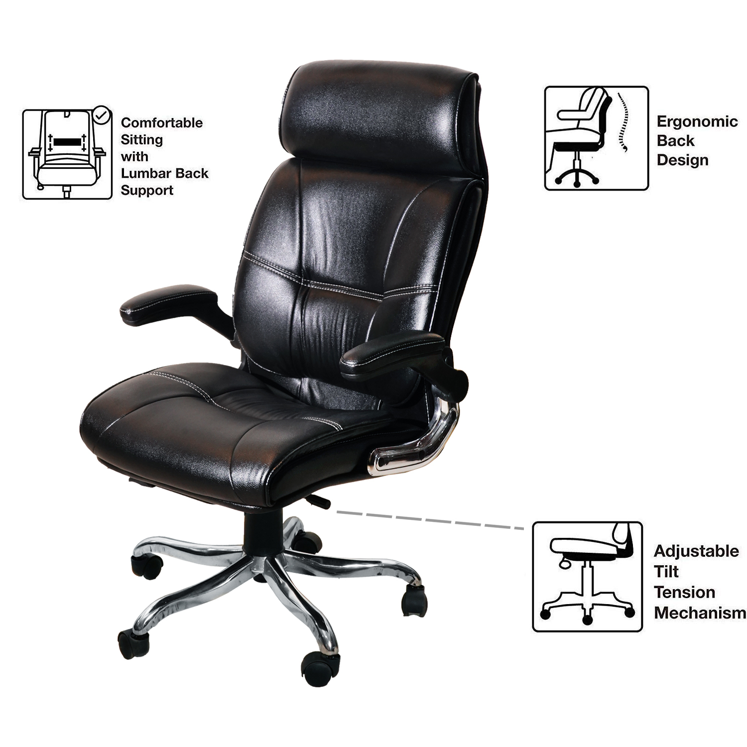 Amaltas® Luxury Office Chair | High Back Executive Chair