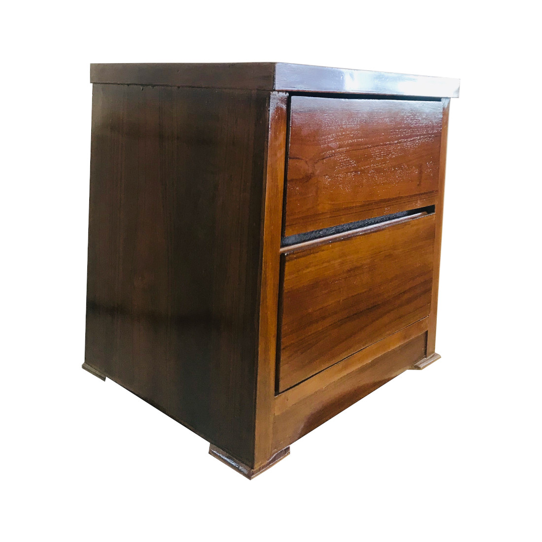 Amaltas Bed Side Tables with Teak Finish