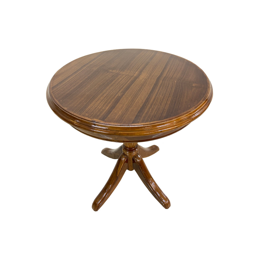 Amaltas Teak Wood Round Coffee Table