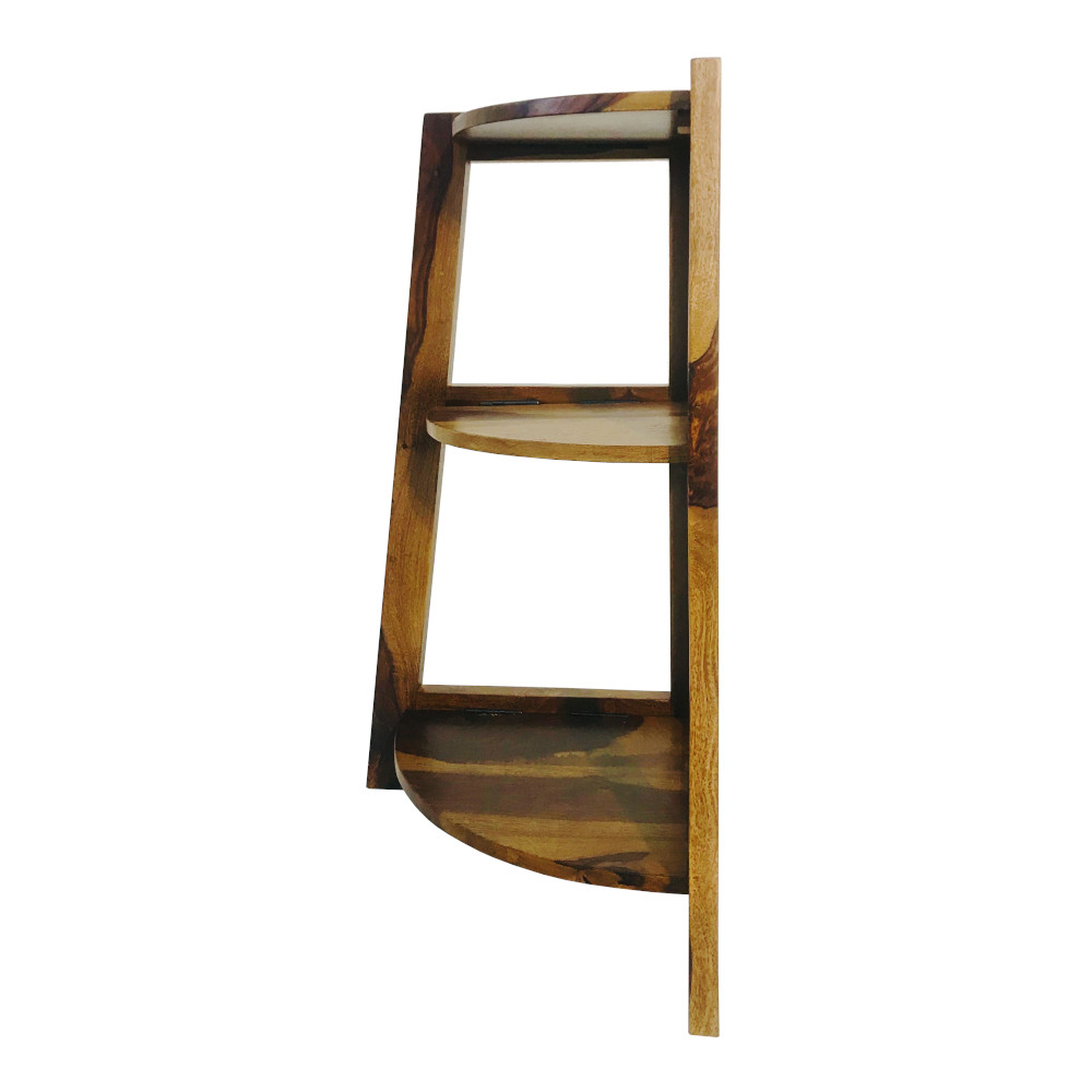 Amaltas Foldable Sheesham Wood Side Corner Stand
