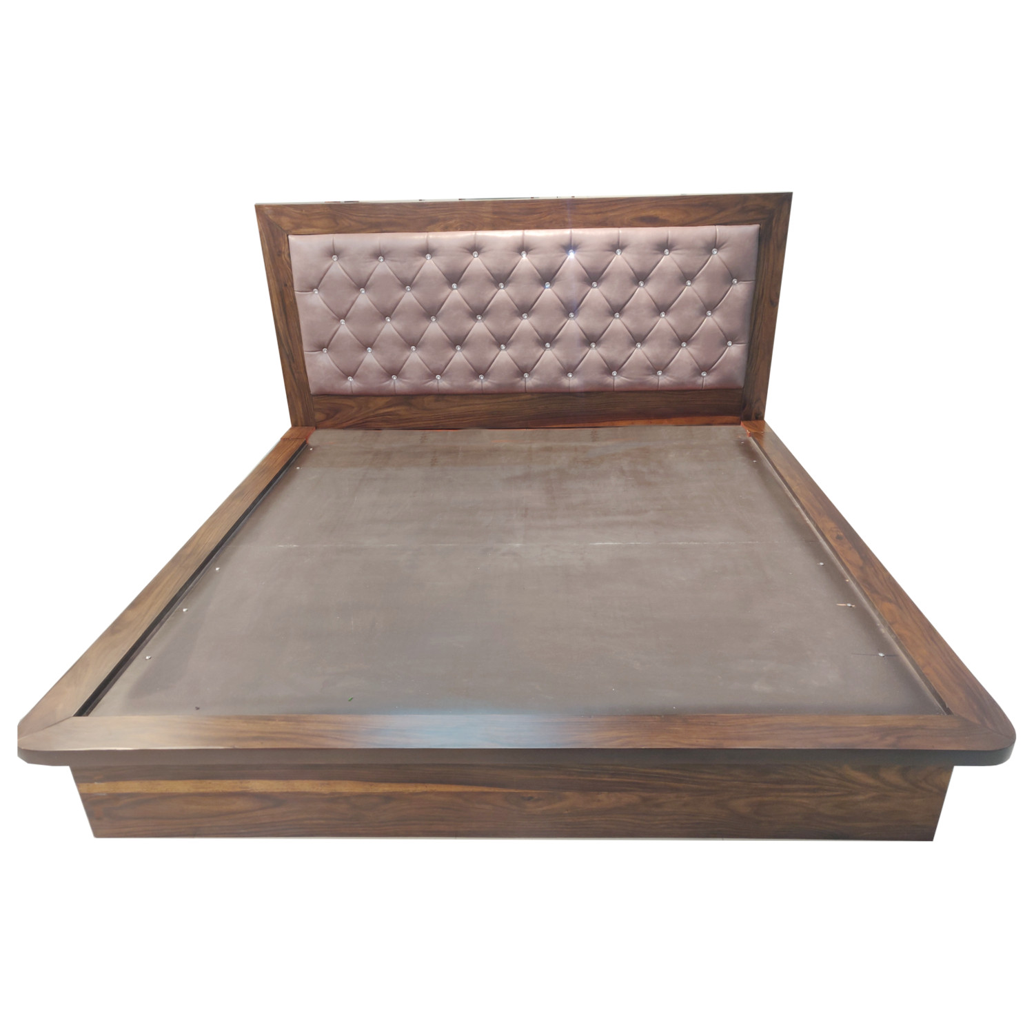 Amaltas Fully Hydrolic Platform Bed in Sheesham Ply