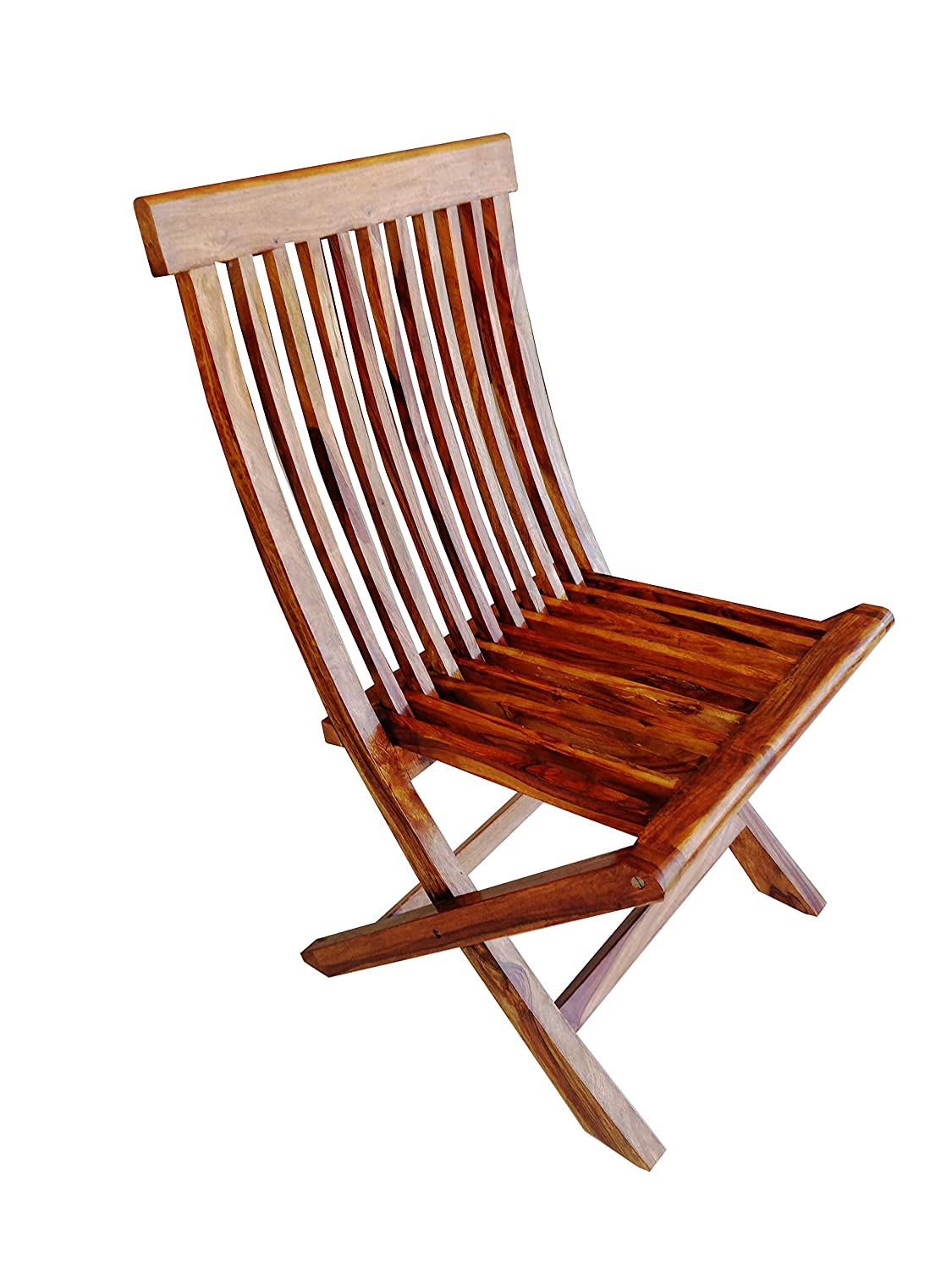 Amaltas® Wooden Foldable Table Chair Set | Garden Balcony Table Chair Set