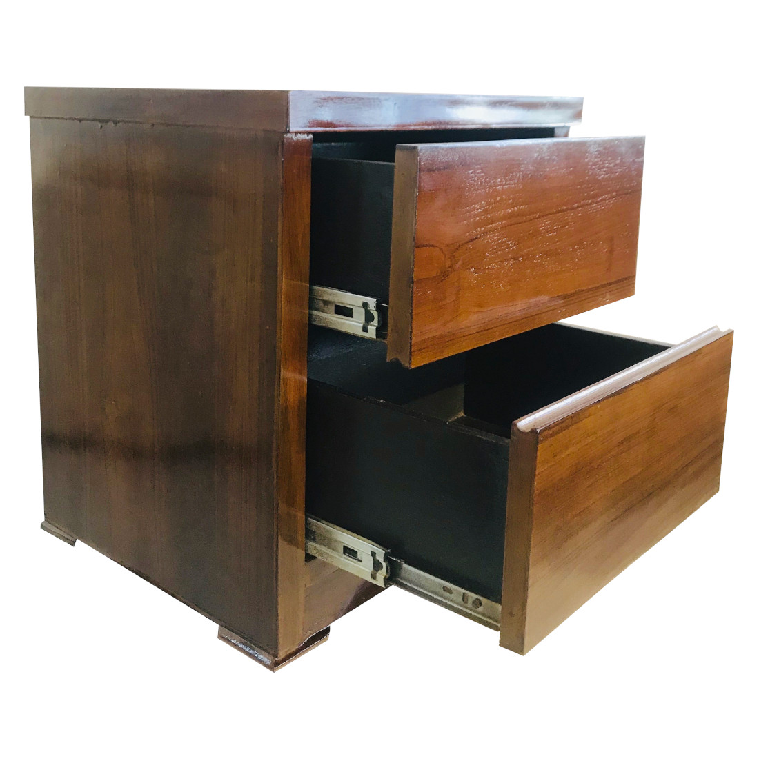 Amaltas Bed Side Tables with Teak Finish