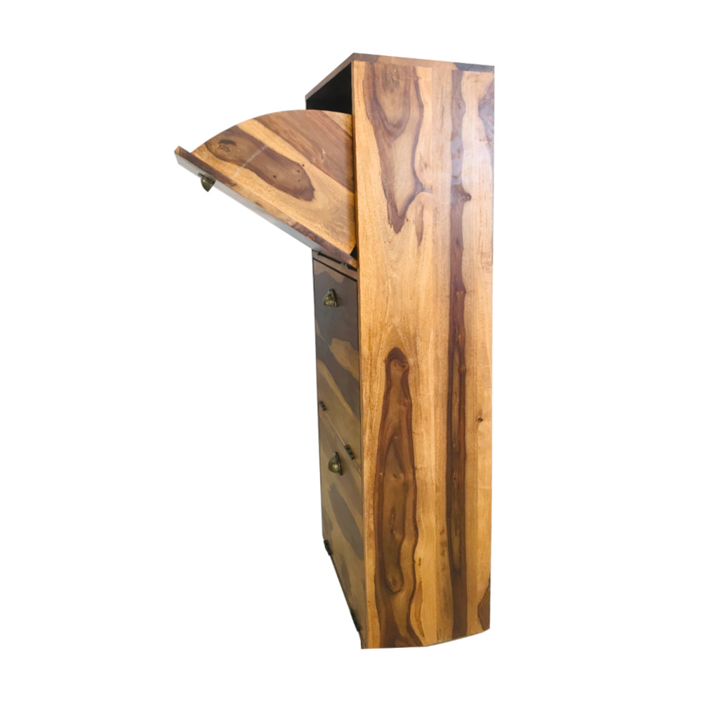 Amaltas Sheesham Wood Shoe Rack