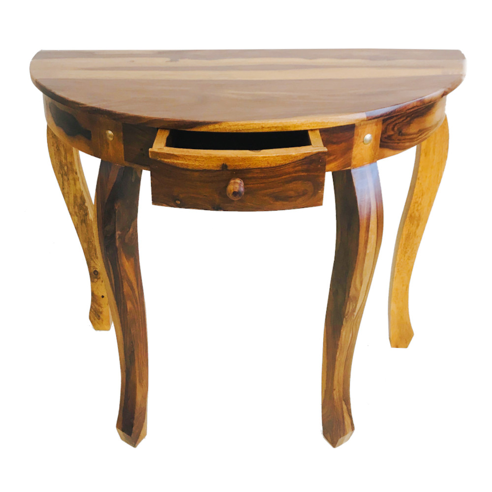 Amaltas Round Console cum Study Table