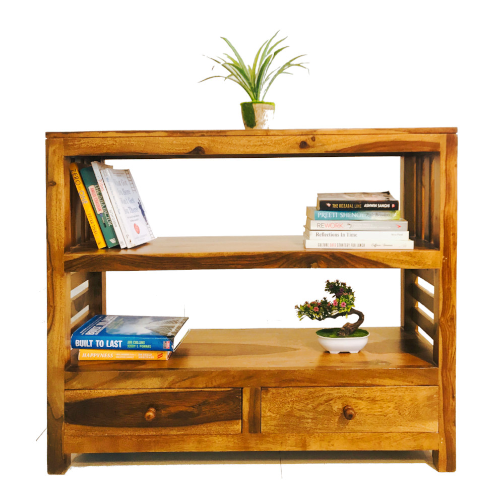 Amaltas Console Table cum Book Rack