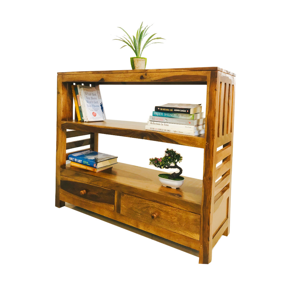 Amaltas Console Table cum Book Rack