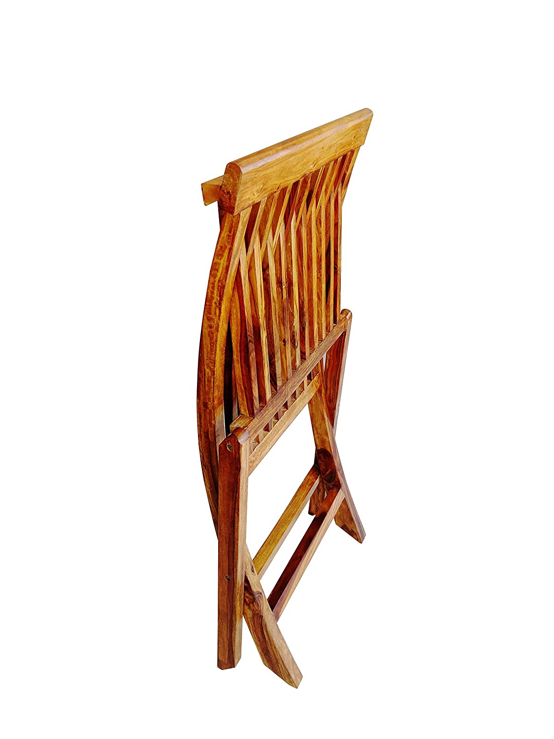 Amaltas® Wooden Foldable Table Chair Set | Garden Balcony Table Chair Set